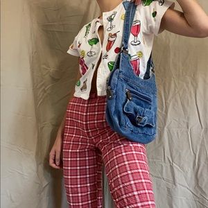 SOLD - Joe Boxer denim purse